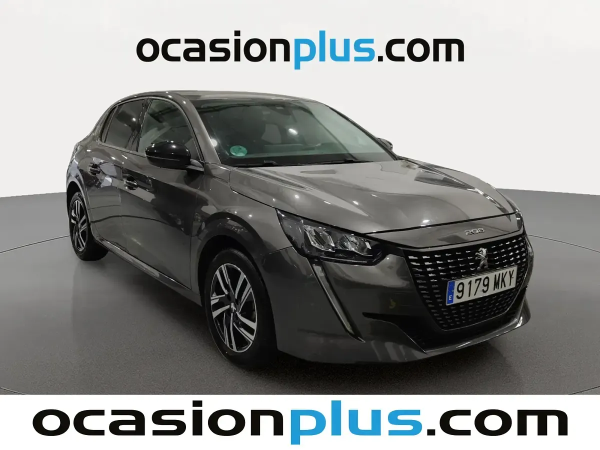 Usado Peugeot 208 Allure 100 CV (73 kW) 2023 Gris Utilitario