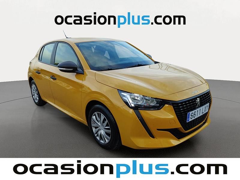 Usado Peugeot 208 75 CV (55 kW) 2022 Amarillo Utilitario