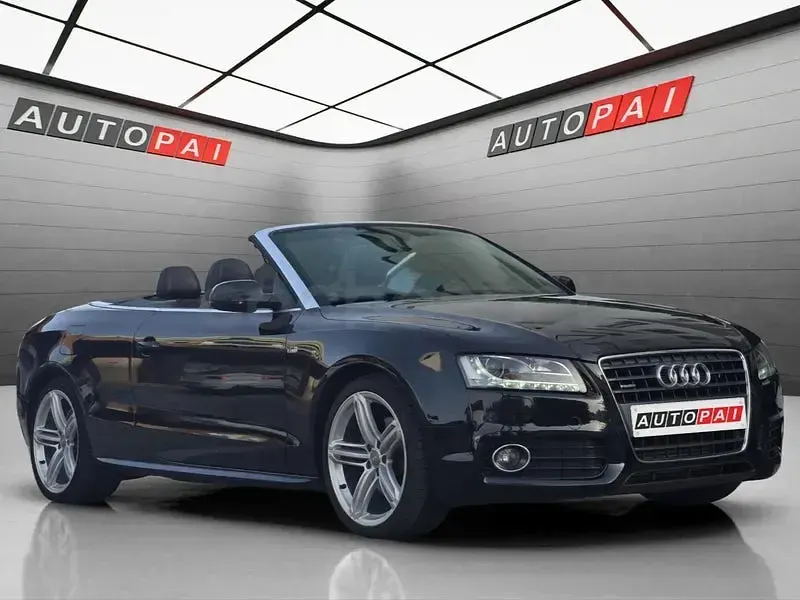 Usado Audi A5 Cabriolet S-Line 211 CV (155 kW) 2011 Negro Descapotable