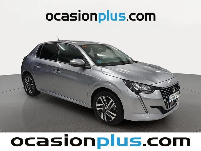 Usado Peugeot 208 Allure 102 CV (75 kW) 2021 Gris Utilitario