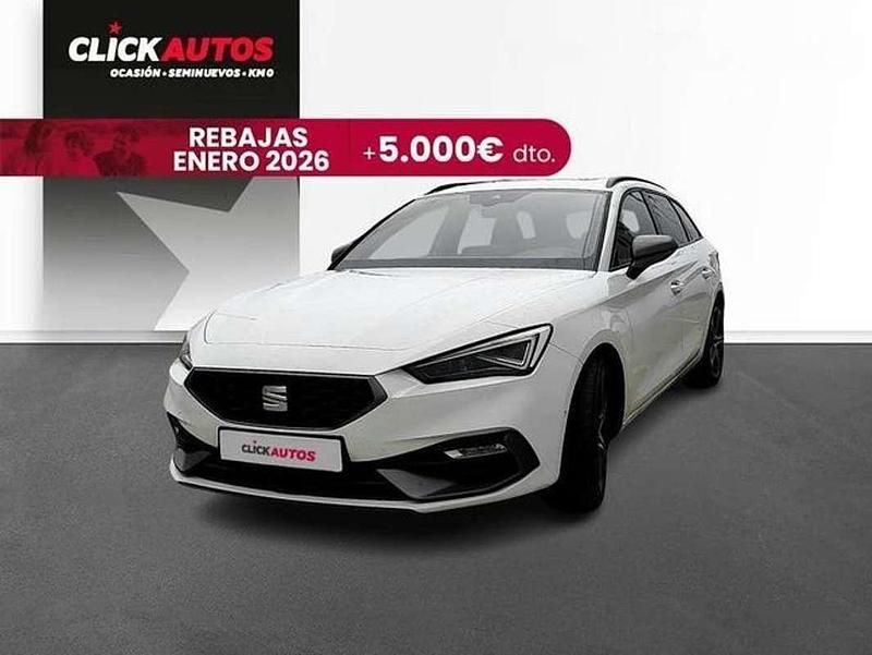 Usado Seat Leon FR 116 CV (85 kW) 2025 Blanco Familiar