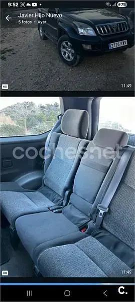 Używany Toyota Land Cruiser 163 KM (119 kW) 2005 Czarny SUV