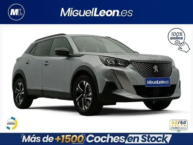 Usado Peugeot 2008 Allure 102 CV (75 kW) 2023 Gris / plata SUV