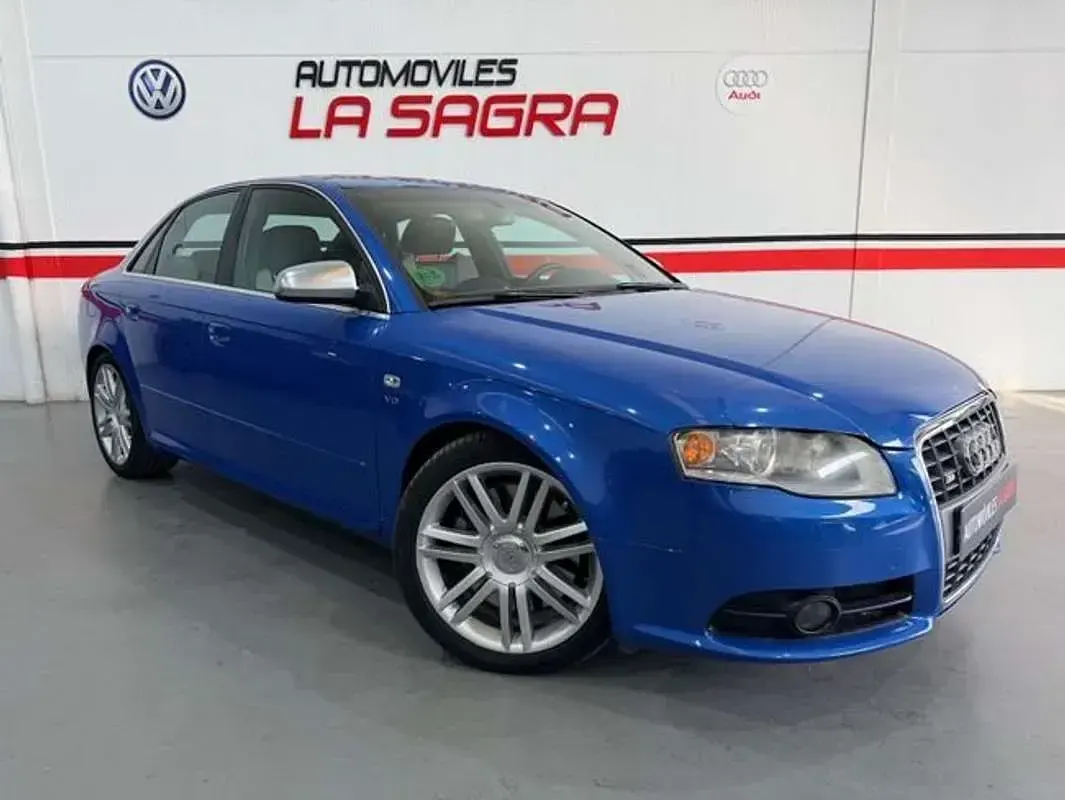Usado Audi A4 S-Line 344 CV (253 kW) 2007 Azul Berlina