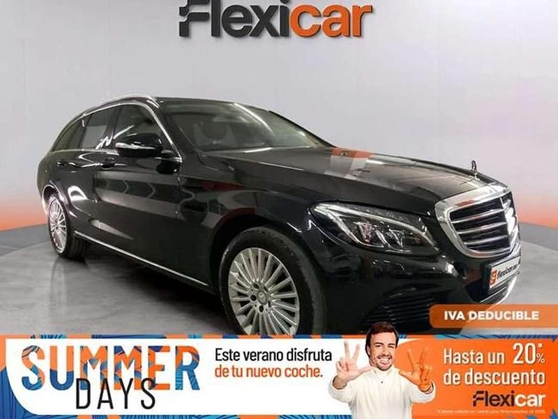 Negro Usado 2015 Mercedes C220 Familiar | 17.690 € (Super precio) - Imagen 1/4