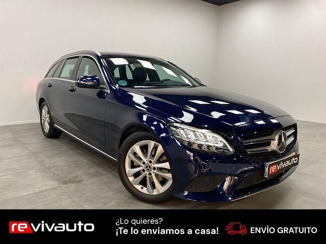 Usado Mercedes C220 194 CV (142 kW) 2019 Azul Familiar