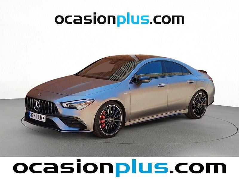 Gris Usado 2021 Mercedes CLA35 AMG AMG Berlina | 45.046 € (Precio justo) - Imagen 1/4