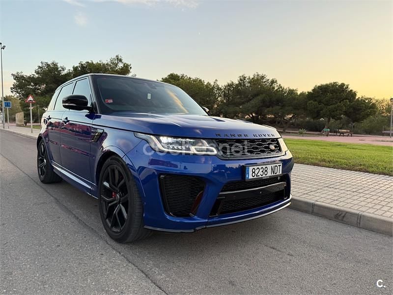 Azul Usado 2019 Land Rover Range Rover Sport SVR SUV | 60.000 € (Super precio) - Imagen 1/4