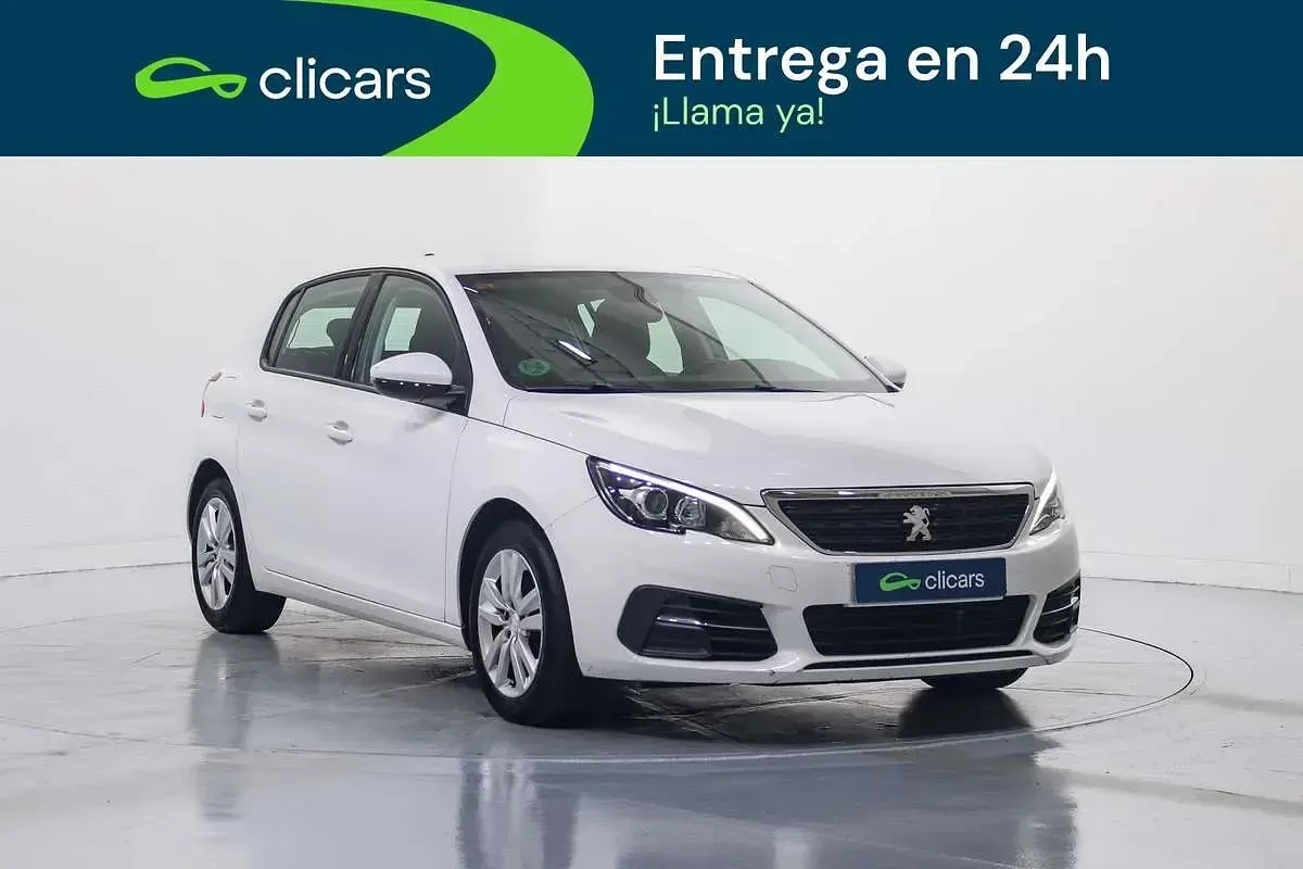 Usado Peugeot 308 Active 131 CV (96 kW) 2018 Blanco Utilitario