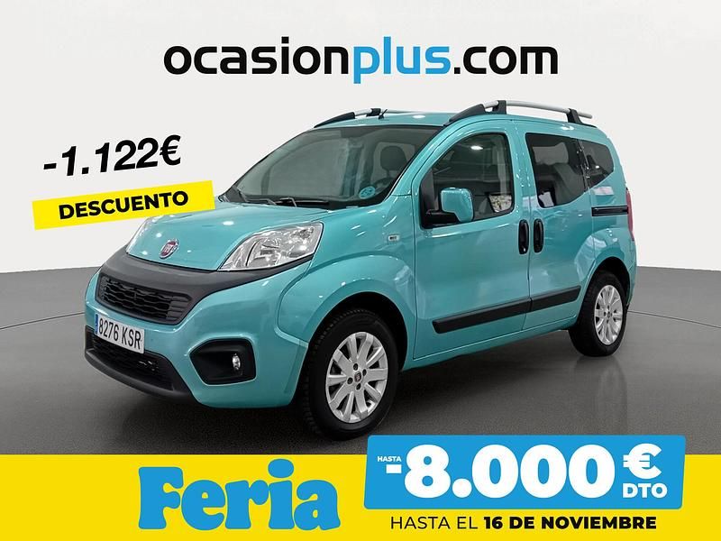 Azul Usado 2018 Fiat Qubo Lounge Monovolumen | 12.350 € (Caro) - Imagen 1/4