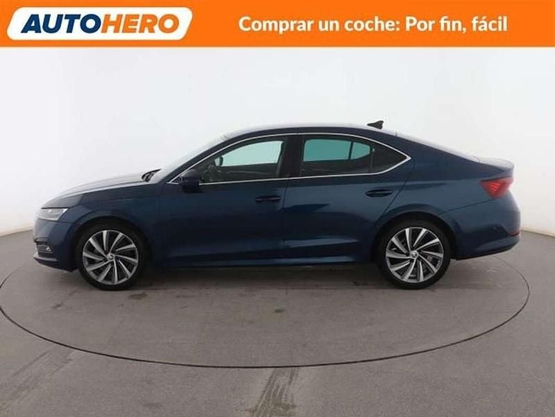 Usado Skoda Octavia Style 150 CV (110 kW) 2022 Azul Utilitario