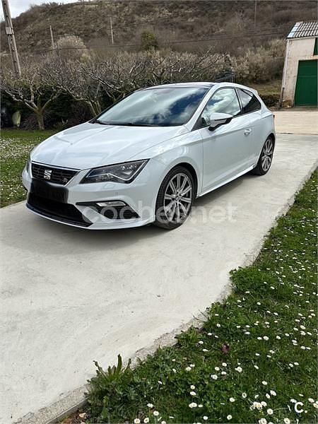 Blanco Usado 2017 Seat Leon FR Berlina | 16.500 € (Precio justo) - Imagen 1/4