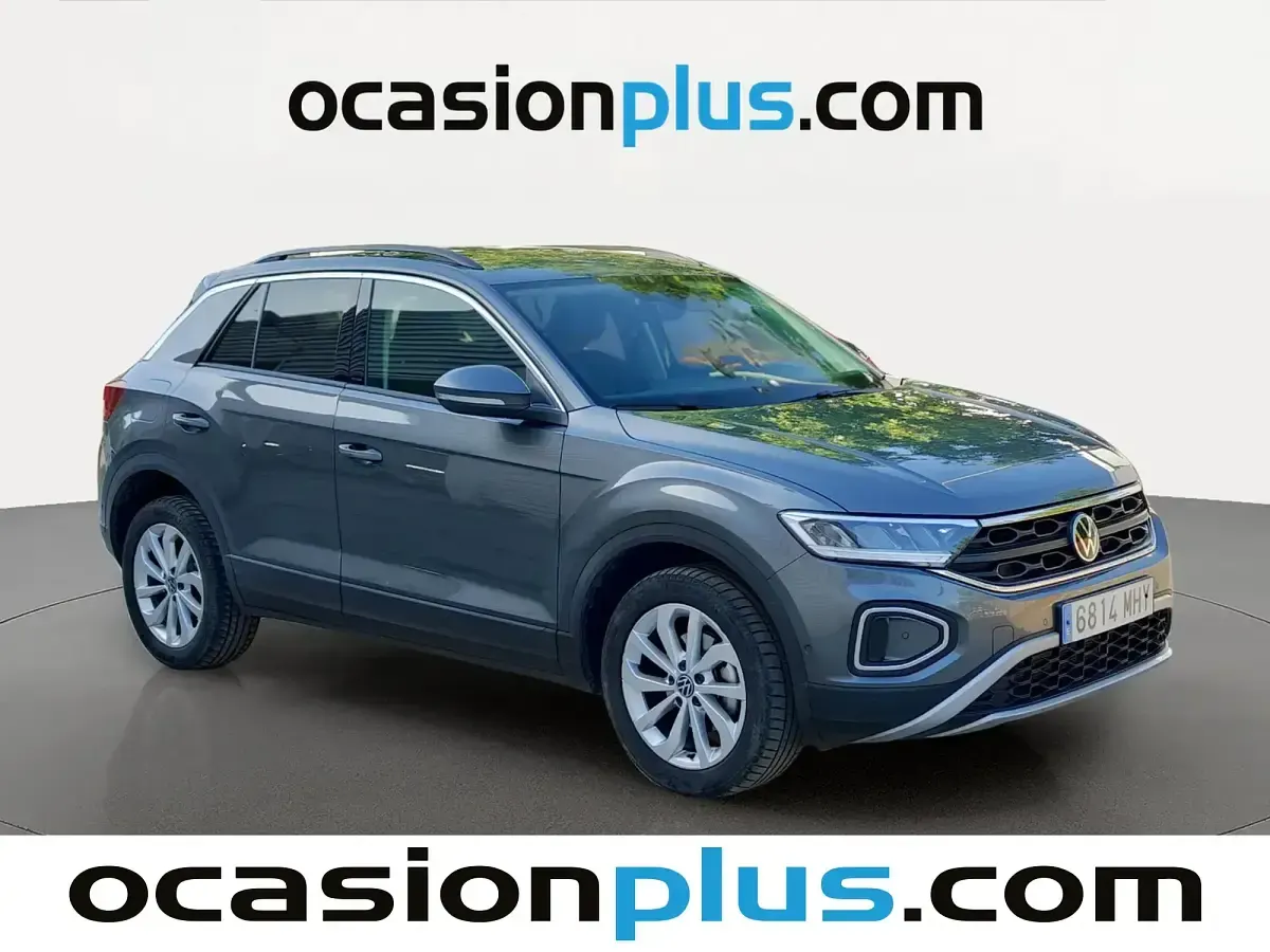 Usado VW T-Roc Life 150 CV (110 kW) 2023 Gris SUV