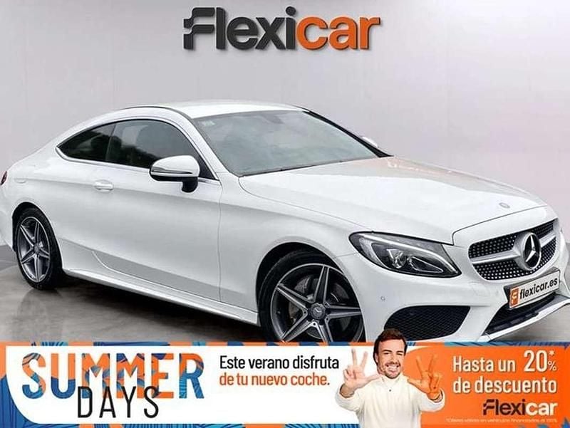 Blanco Usado 2015 Mercedes C220 Coupe | 22.290 € (Precio justo) - Imagen 1/4