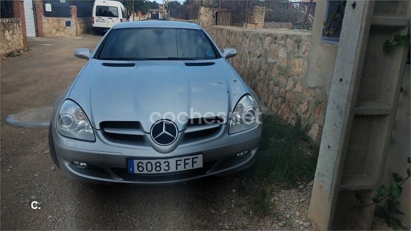 Gris / plata Usado 2006 Mercedes SLK200 Descapotable | 11.100 € (Precio justo) - Imagen 1/4
