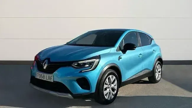 Usado Renault Captur Intens 90 CV (66 kW) 2021 Azul SUV