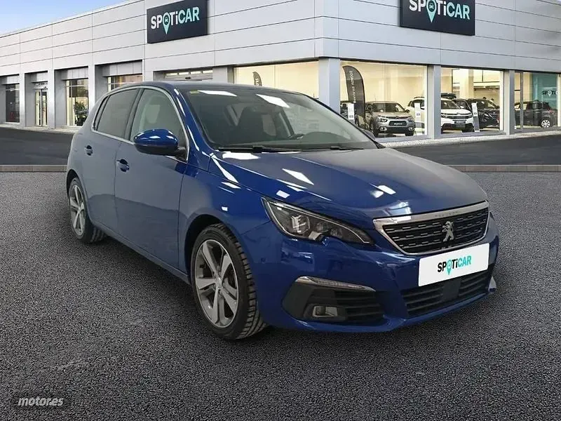 Usado Peugeot 308 Allure 130 CV (95 kW) 2018 Azul Berlina