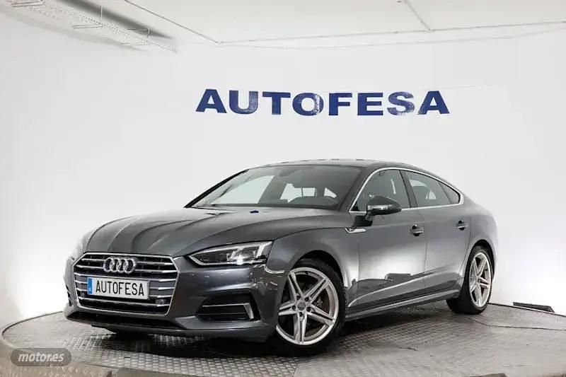 Gris Usado 2019 Audi A5 Sportback S-Line Berlina | 31.850 € (Precio justo) - Imagen 1/4