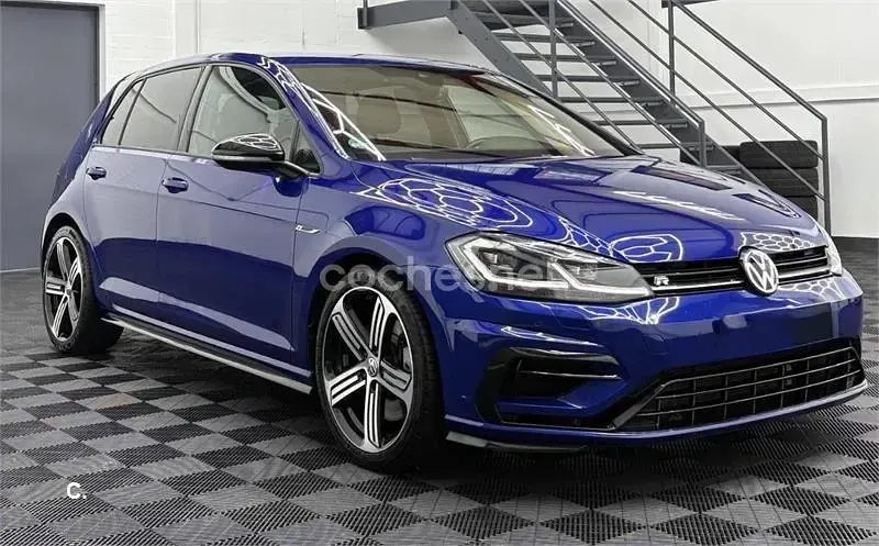 Usado VW Golf VII R 310 CV (228 kW) 2017 Azul Berlina