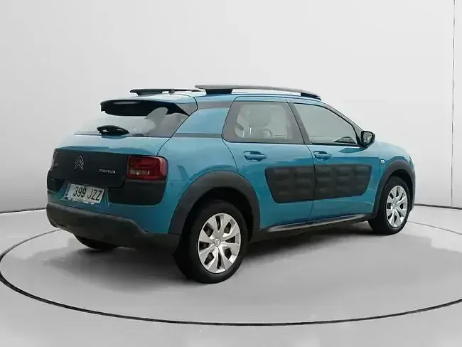 Usado Citroën C4 Cactus Feel 82 CV (60 kW) 2017 Azul Utilitario