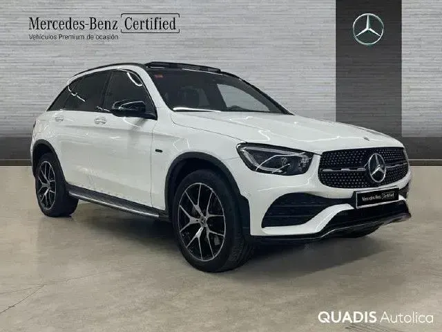 Usado Mercedes GLC300de 306 CV (225 kW) 2021 Blanco polar