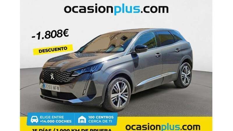 Plateado Usado 2023 Peugeot 3008 Allure Monovolumen | 17.900 € (Precio justo) - Imagen 1/4
