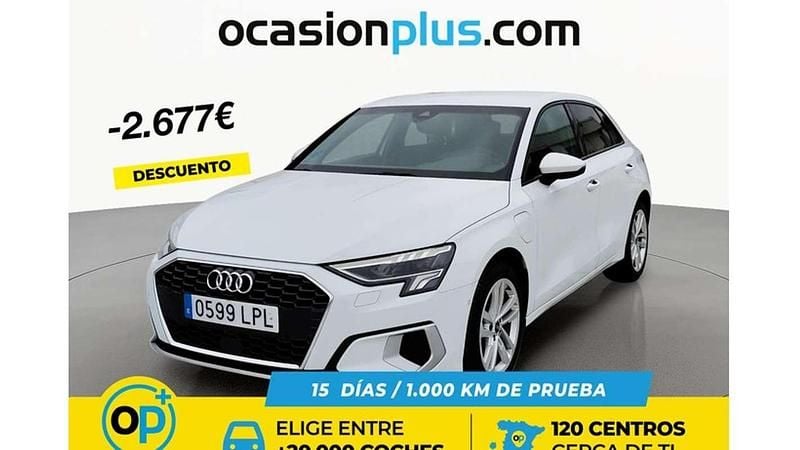 Usado Audi A3 Sportback e-tron Advanced 204 CV (150 kW) 2021 Blanco Utilitario