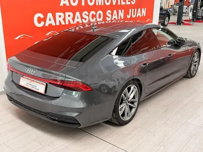 Usado Audi A7 Sportback S-Line 286 CV (210 kW) 2020 Verde Utilitario