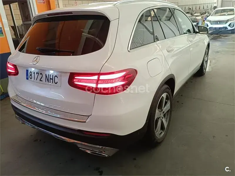 Usado Mercedes GLC220 170 CV (125 kW) 2015 Blanco SUV
