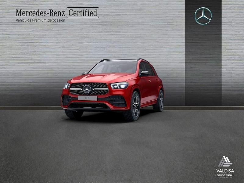 Rojo jacinto Usado 2019 Mercedes GLE300 AMG line SUV | 46.500 € (Precio justo) - Imagen 1/4