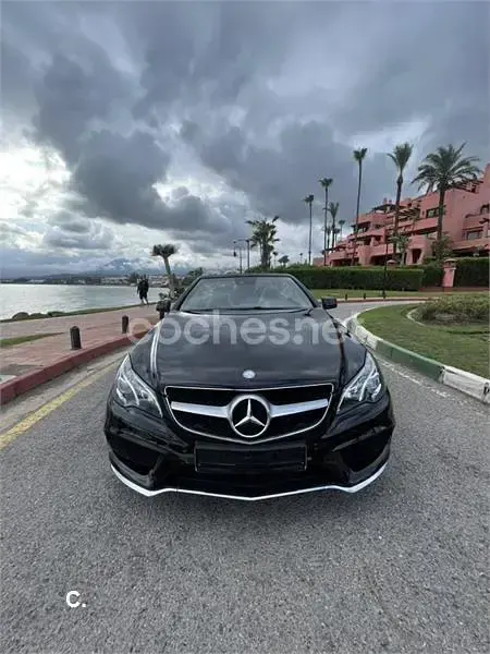 Usado Mercedes E220 170 CV (125 kW) 2014 Negro Descapotable