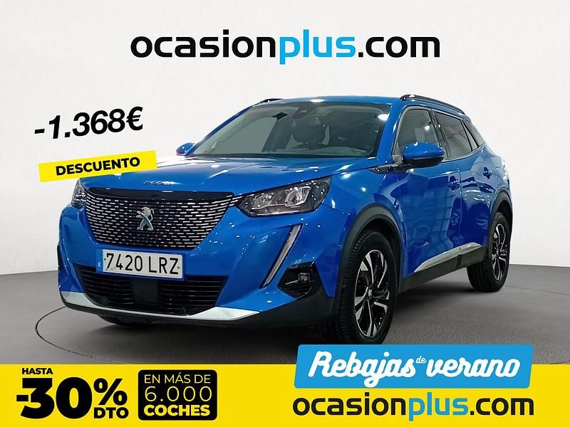 Azul Usado 2021 Peugeot 2008 Allure SUV | 15.050 € (Precio justo) - Imagen 1/4