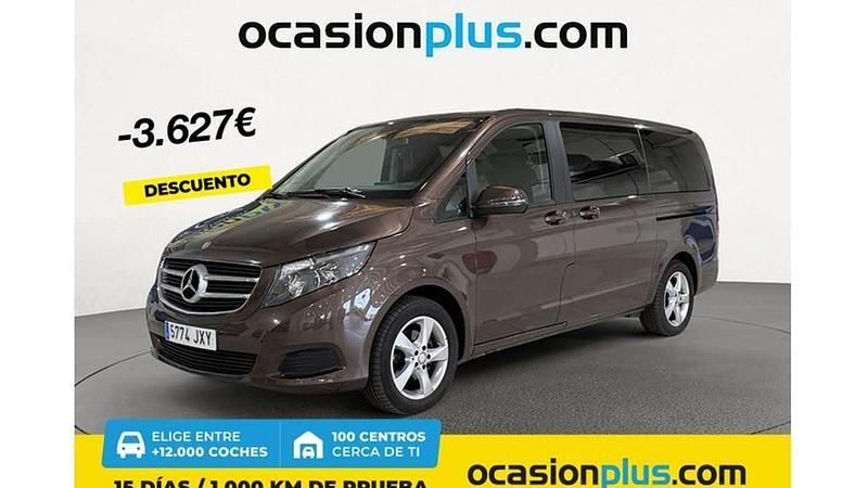 Marrón Usado 2017 Mercedes V220 Avantgarde Monovolumen | 39.900 € (Precio justo) - Imagen 1/4