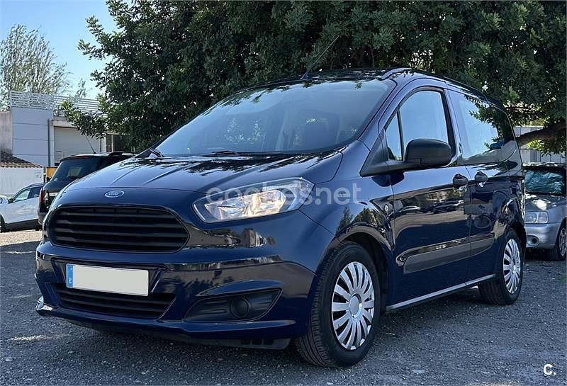Azul Usado 2015 Ford Tourneo Courier Ambiente Monovolumen | 7000 € (Precio justo) - Imagen 1/4