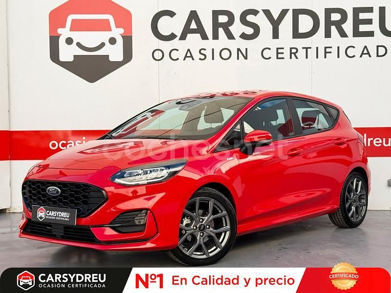 Rojo Usado 2023 Ford Fiesta ST-Line Berlina | 18.200 € (Precio justo) - Imagen 1/3
