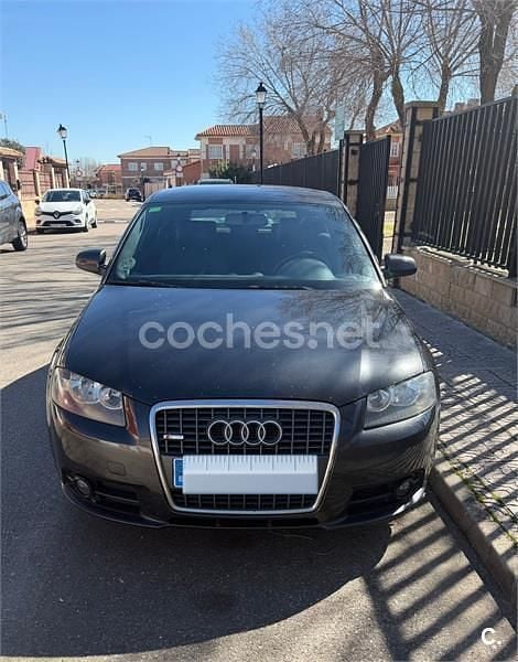 Usado Audi A3 S-Line 140 CV (102 kW) 2008 Negro Utilitario