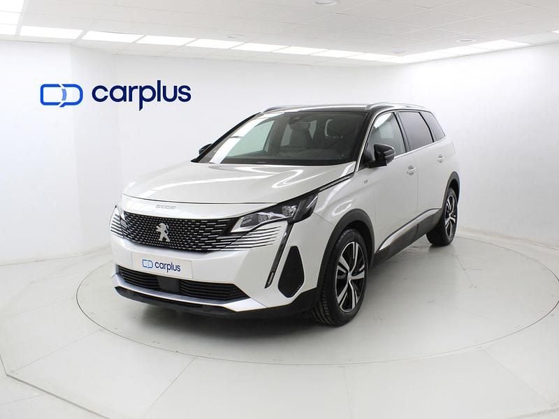 Blanco nacarado (3 capas) Usado 2021 Peugeot 5008 GT Monovolumen | 23.690 € (Un poco caro) - Imagen 1/4