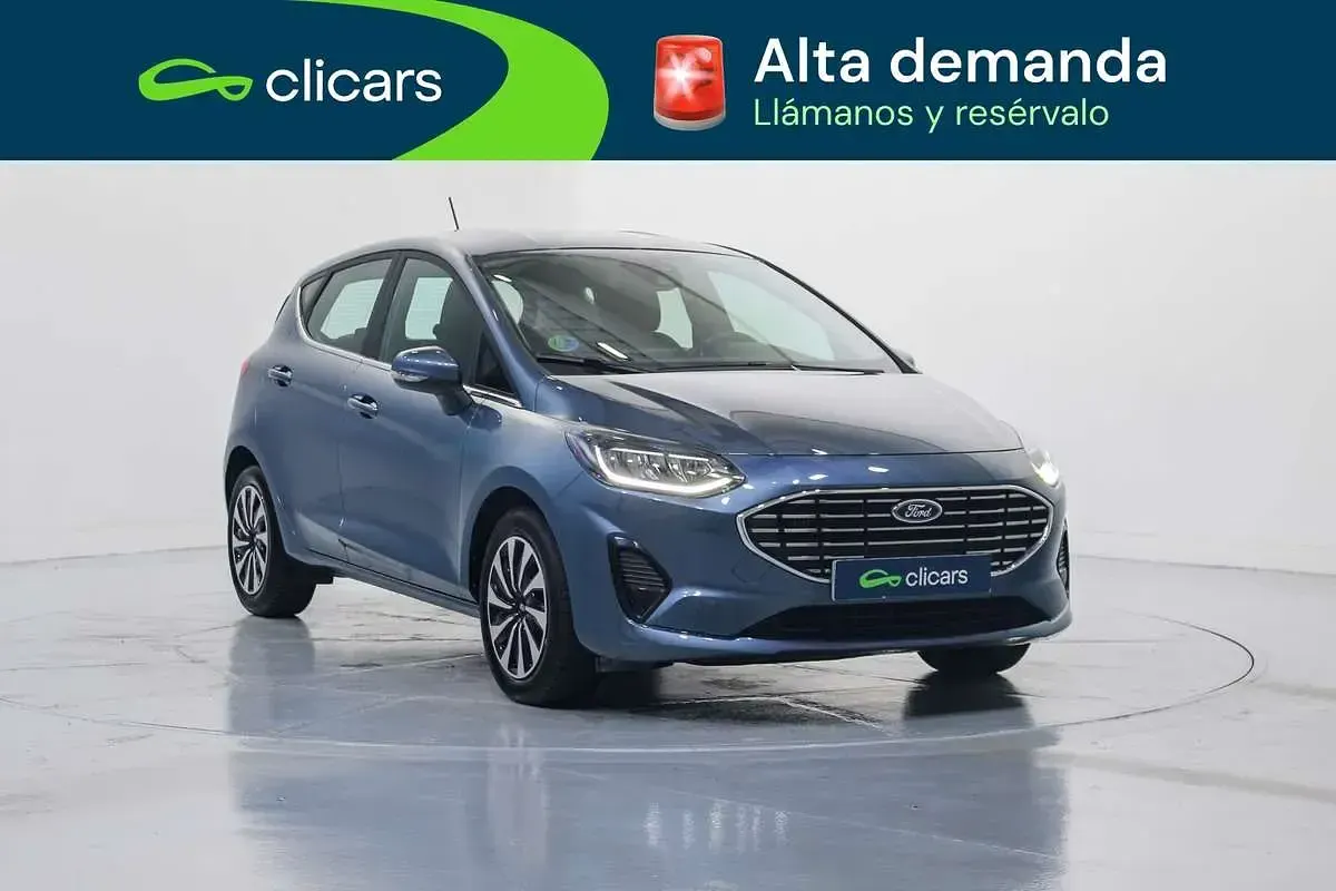 Usado Ford Fiesta Trend 125 CV (91 kW) 2022 Azul Utilitario