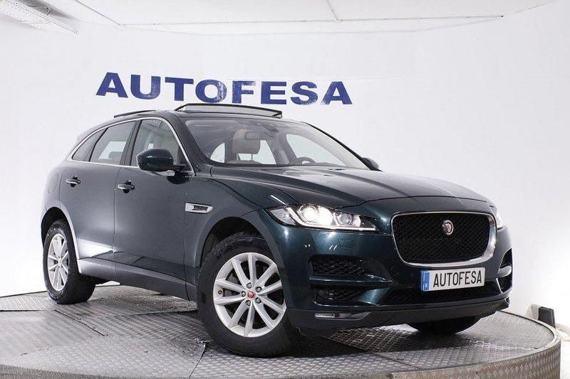 Usado Jaguar F-Pace Portfolio 300 CV (220 kW) 2017 Verde SUV