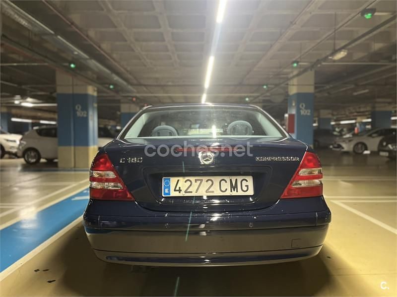 Azul Usado 2003 Mercedes C180 Classic Berlina | 2600 € (Buen precio) - Imagen 1/3