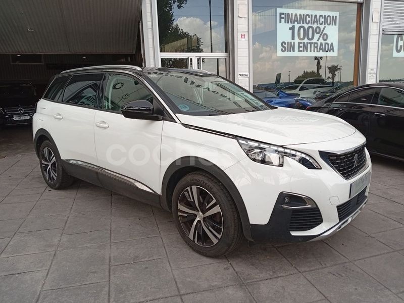 Blanco Usado 2020 Peugeot 5008 Allure Monovolumen | 16.990 € (Precio justo) - Imagen 1/4