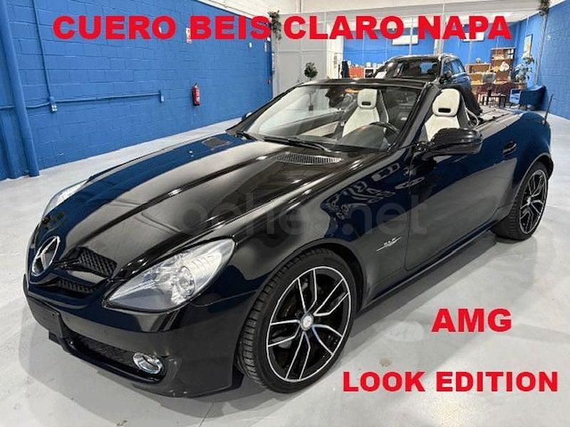 Usado Mercedes SLK200 Edition 184 CV (135 kW) 2010 Negro Descapotable