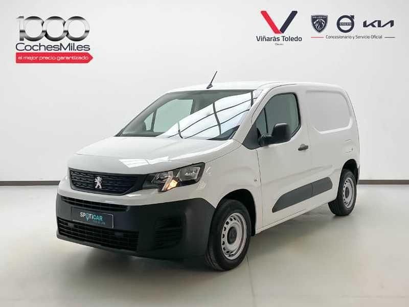 Blanco Usado 2022 Peugeot Partner Van | 15.490 € (Un poco caro) - Imagen 1/4