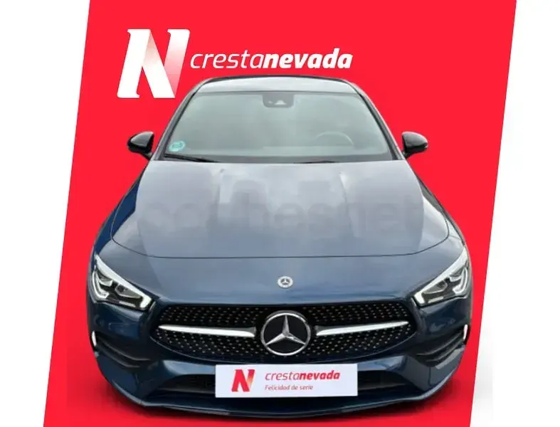 Usado Mercedes CLA200 150 CV (110 kW) 2022 Azul Coupe