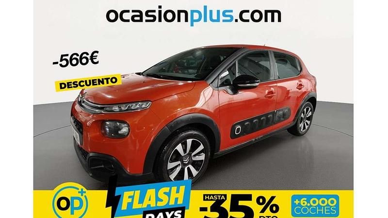 Usado Citroën C3 Feel 82 CV (60 kW) 2017 Naranja Utilitario