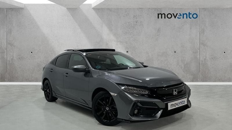 Gris / plata Usado 2021 Honda Civic Sport Plus Berlina | 23.900 € (Buen precio) - Imagen 1/4