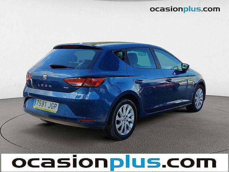Usado Seat Leon Style 105 CV (77 kW) 2015 Azul Utilitario