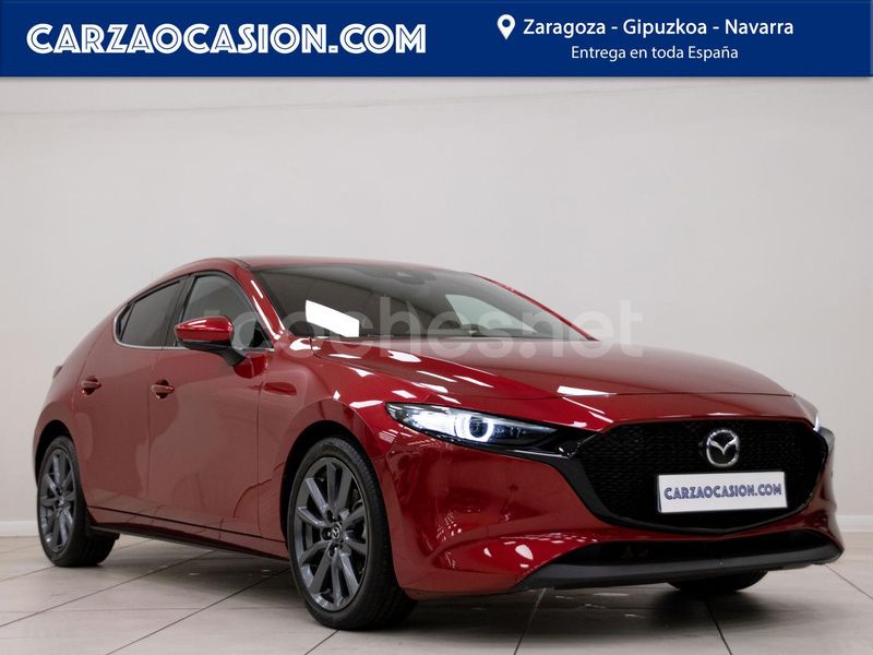 Rojo Usado 2021 Mazda 3 Berlina | 24.500 € (Caro) - Imagen 1/4
