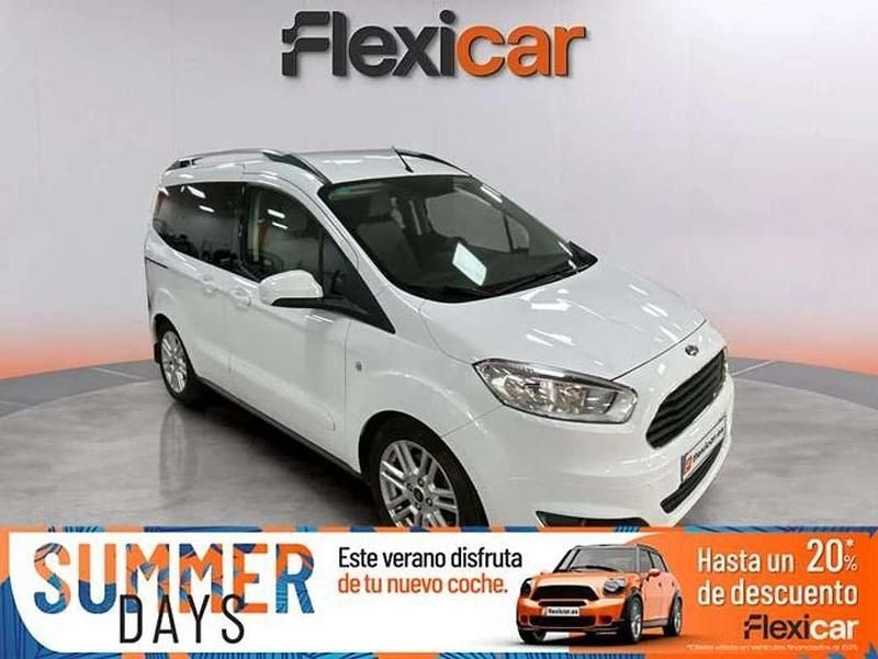 Blanco Usado 2017 Ford Tourneo Courier Titanium Monovolumen | 11.490 € (Precio justo) - Imagen 1/4