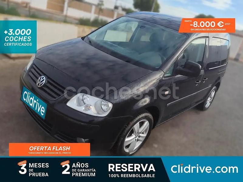 Negro Usado 2008 VW Caddy Monovolumen | 7690 € (Precio justo) - Imagen 1/3